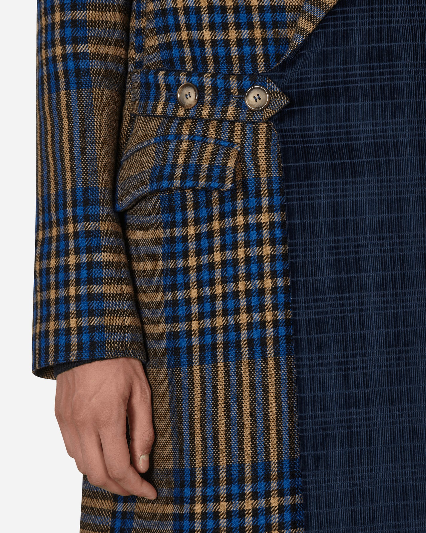 Ahluwalia Harding Tailored Coat Navy Coats and Jackets Coats M-AHLU-OU001-AW22-FA67 NA