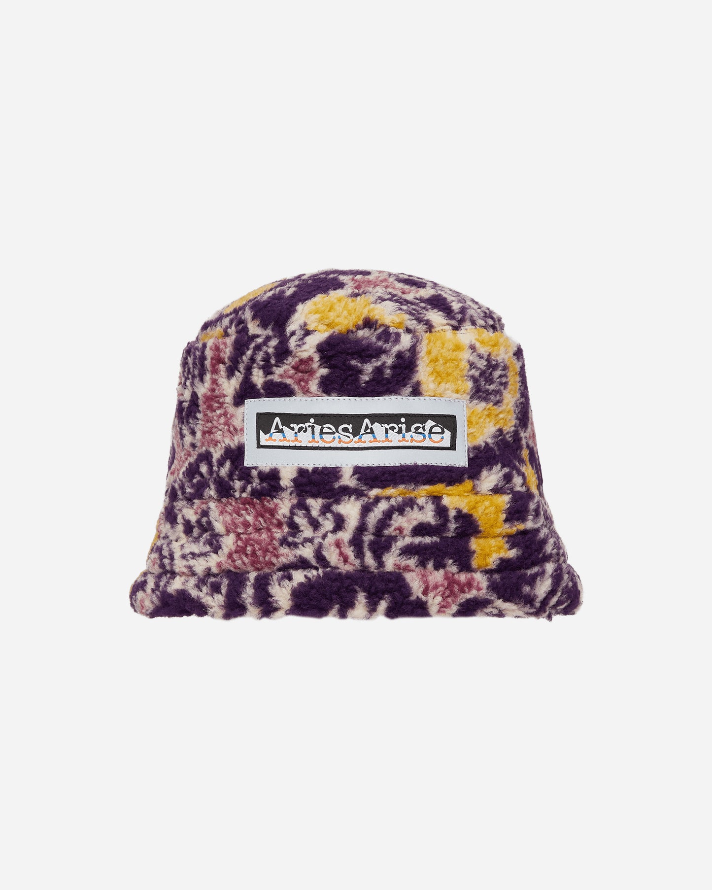 Aries Fleur Fleece Bucket Hat Multi/ Black Hats Caps FTAR90012 MB