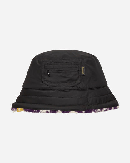 Aries Fleur Fleece Bucket Hat Multi/ Black Hats Caps FTAR90012 MB