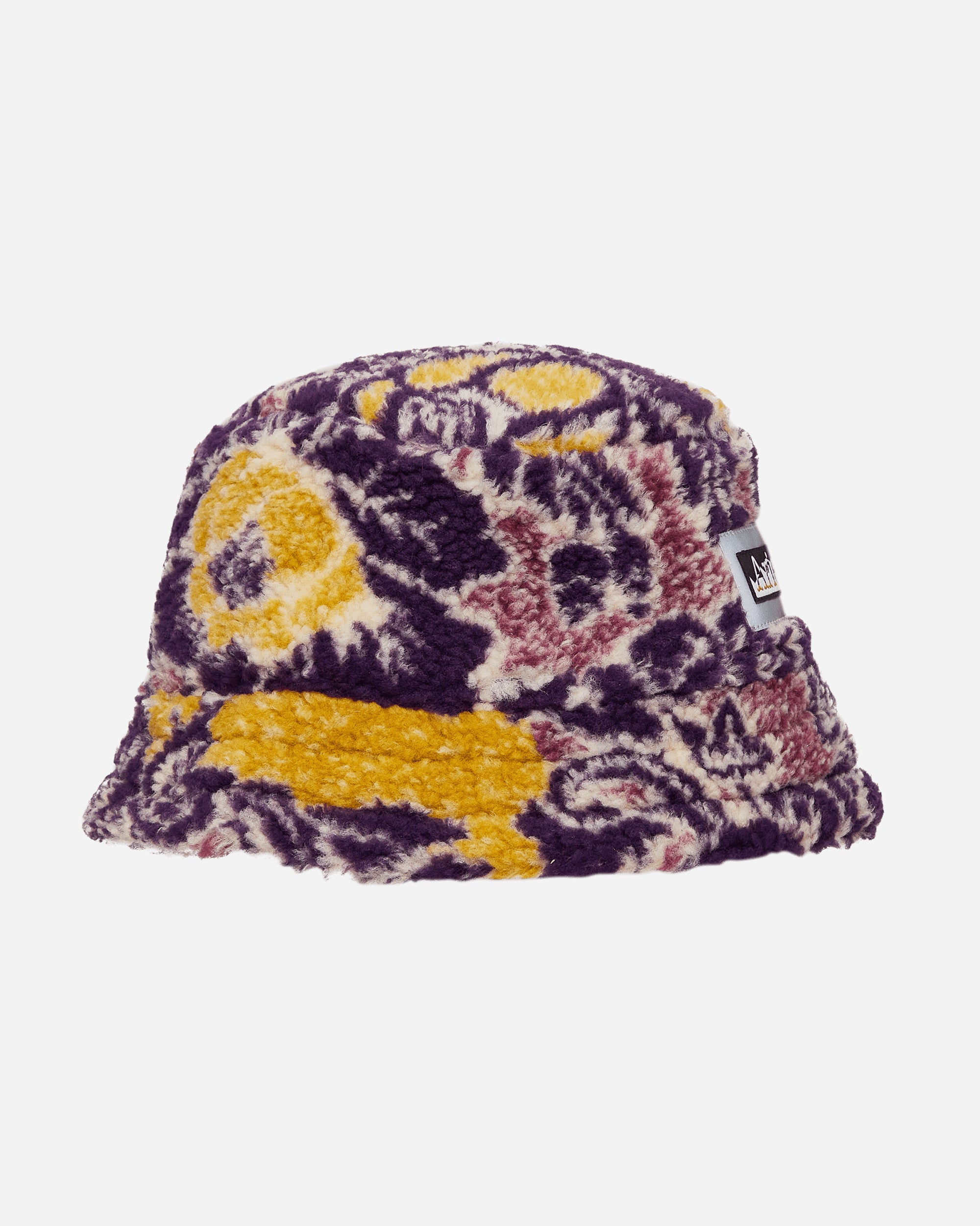 Aries Fleur Fleece Bucket Hat Multi/ Black Hats Caps FTAR90012 MB