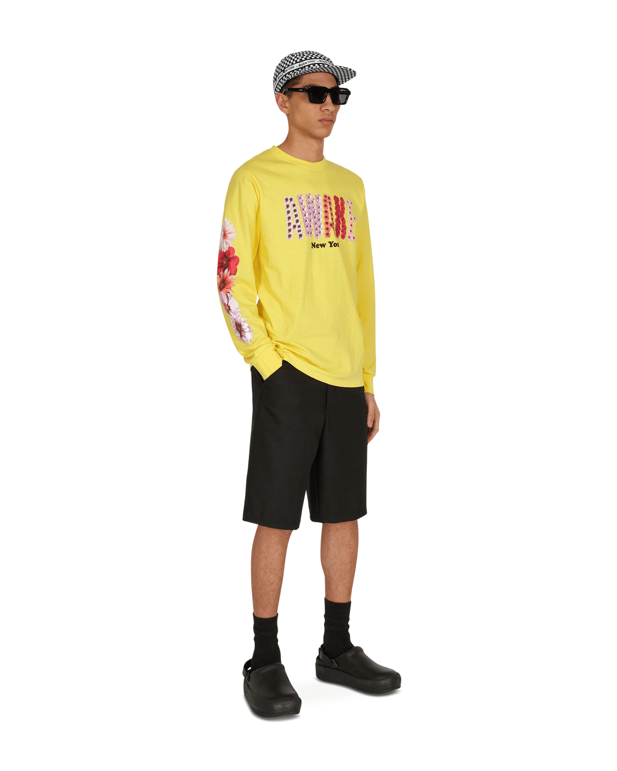 Awake NY Bloom Yellow T-Shirts Longsleeve AWK-SS21-TS002 YELLOW