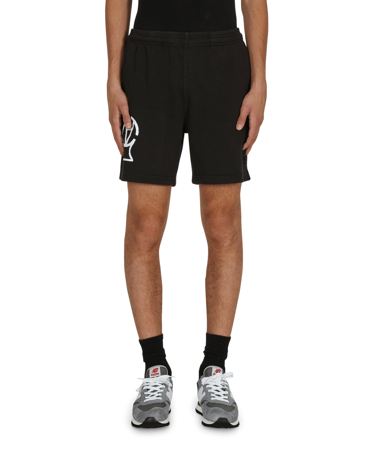 Brain Dead Brain Slam Core Jersey Black Shorts Sweatshorts BDSJJERSEYSHORT 001