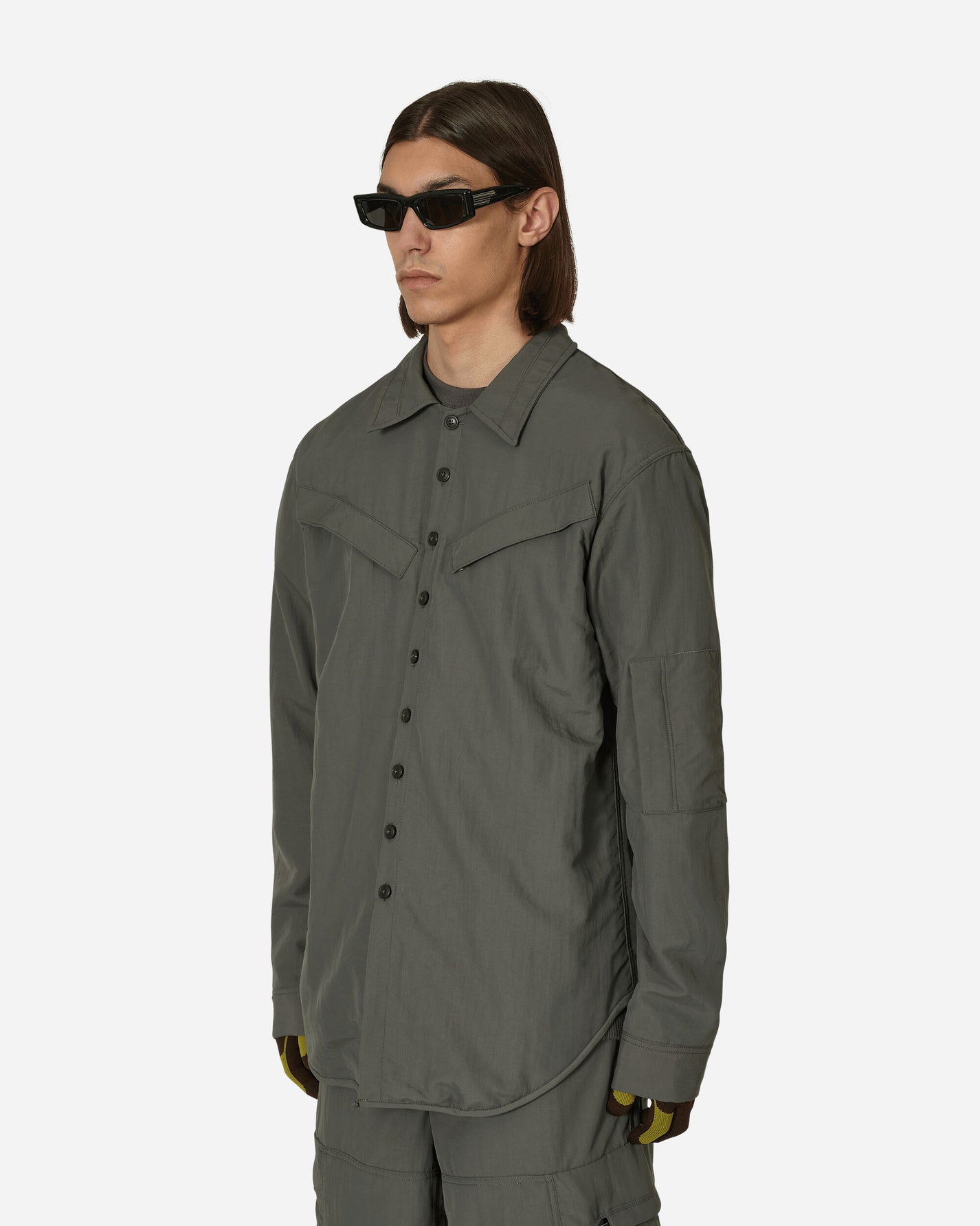 Bryan Jimenéz Pilot Shirt Dry Grey Shirts Longsleeve Shirt BJSS23S-3 1