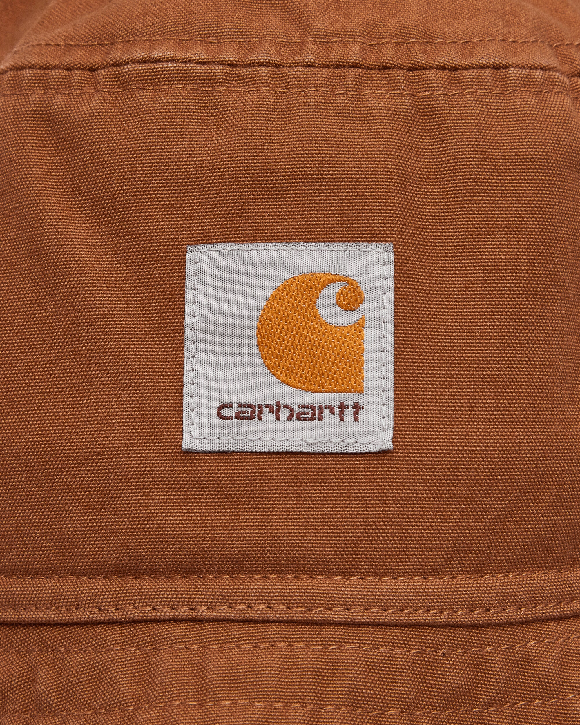 Carhartt WIP Heston Bucket Hat Hamilton Brown/Cherry Hats Bucket I032129 1OBXX