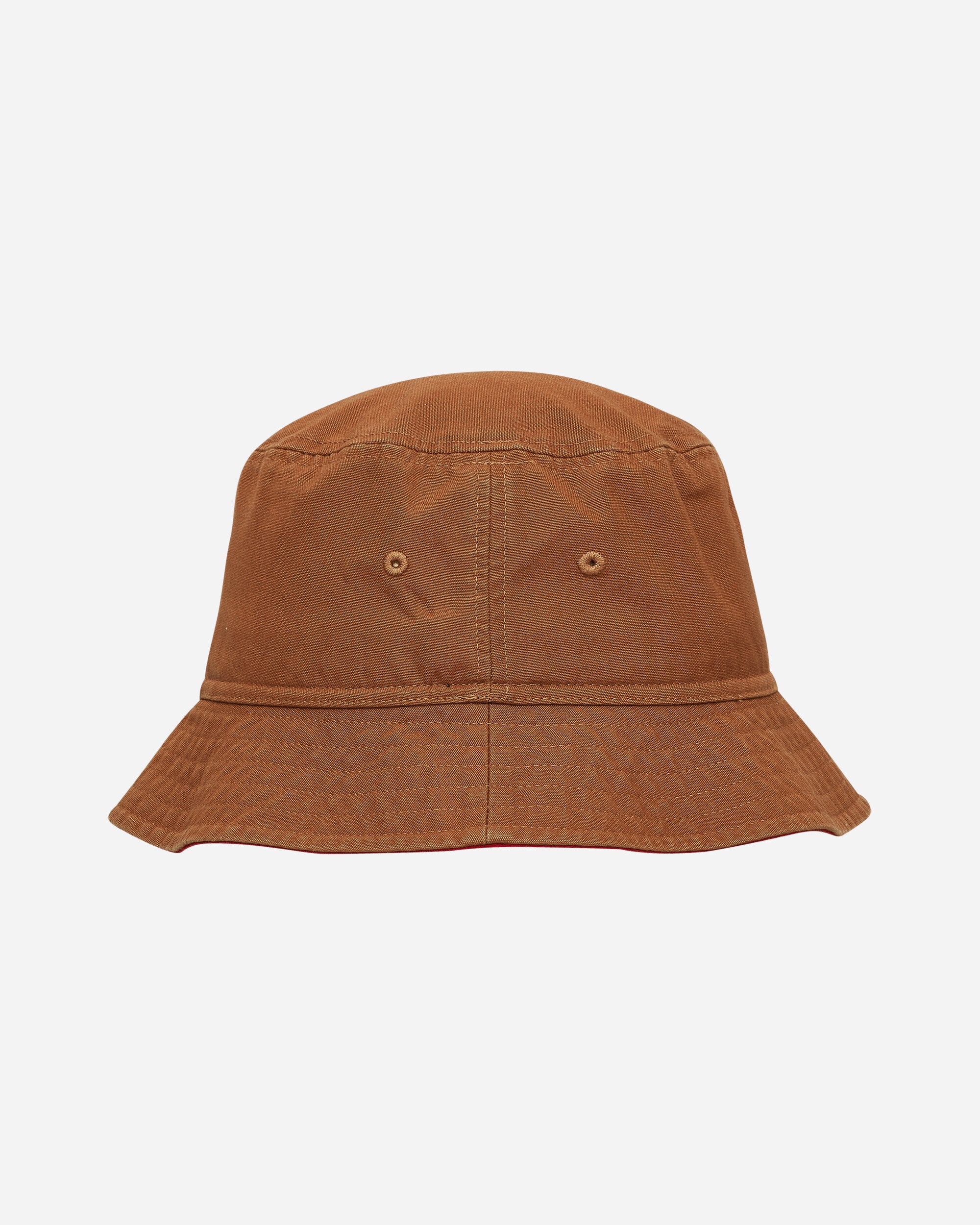 Carhartt WIP Heston Bucket Hat Hamilton Brown/Cherry Hats Bucket I032129 1OBXX