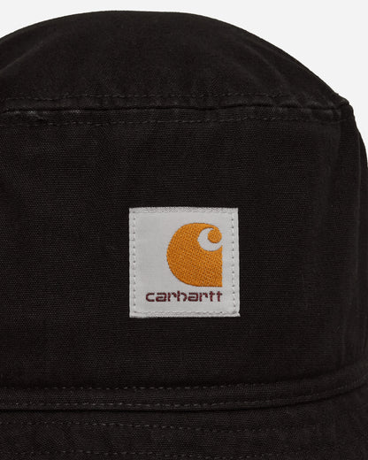 Carhartt WIP Heston Bucket Hat Black/Discovery Green Hats Bucket I032129 1OCXX