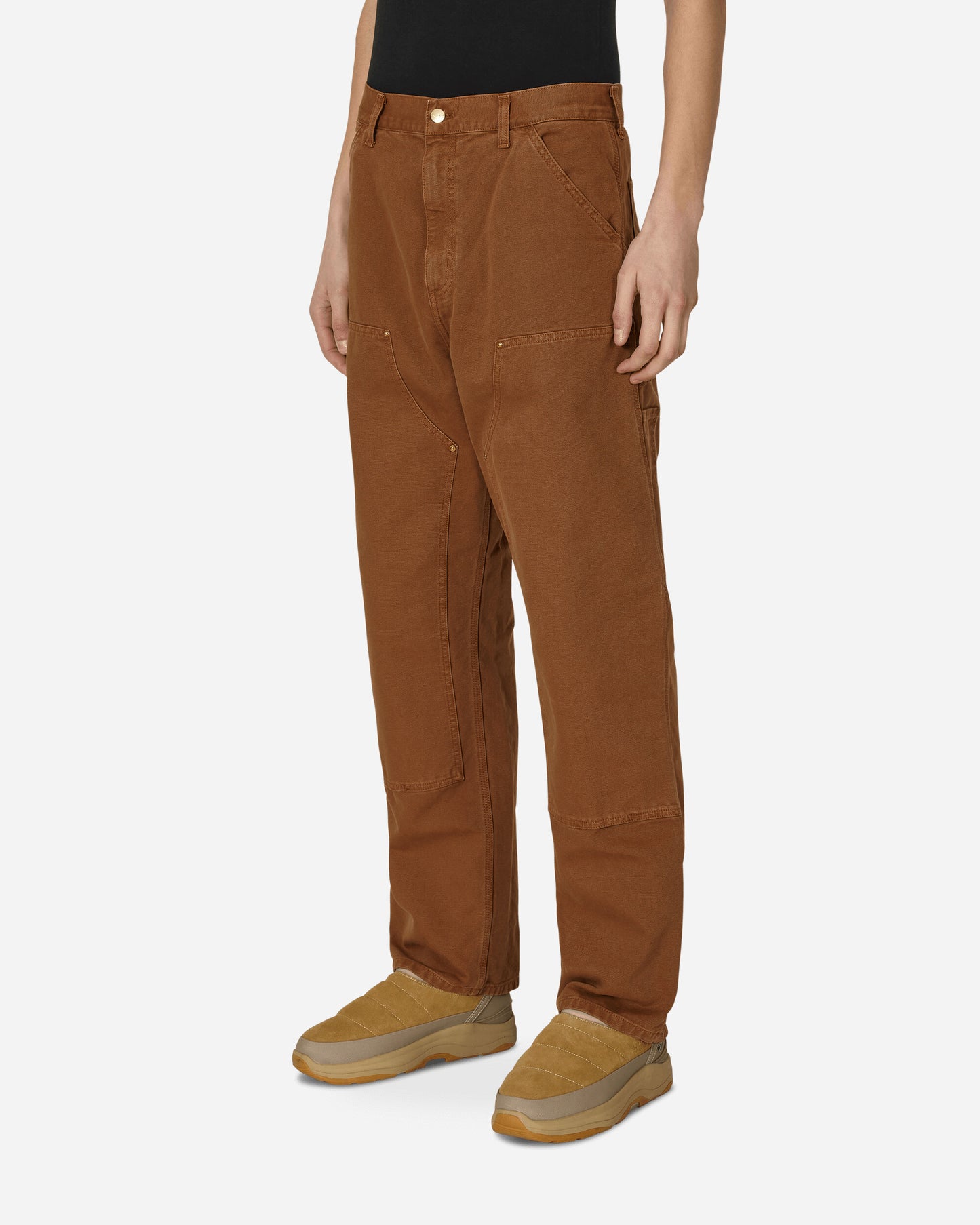 Carhartt Wip Double Knee Pant Tamarind Faded Pants Trousers I029196 1CN.FH.32