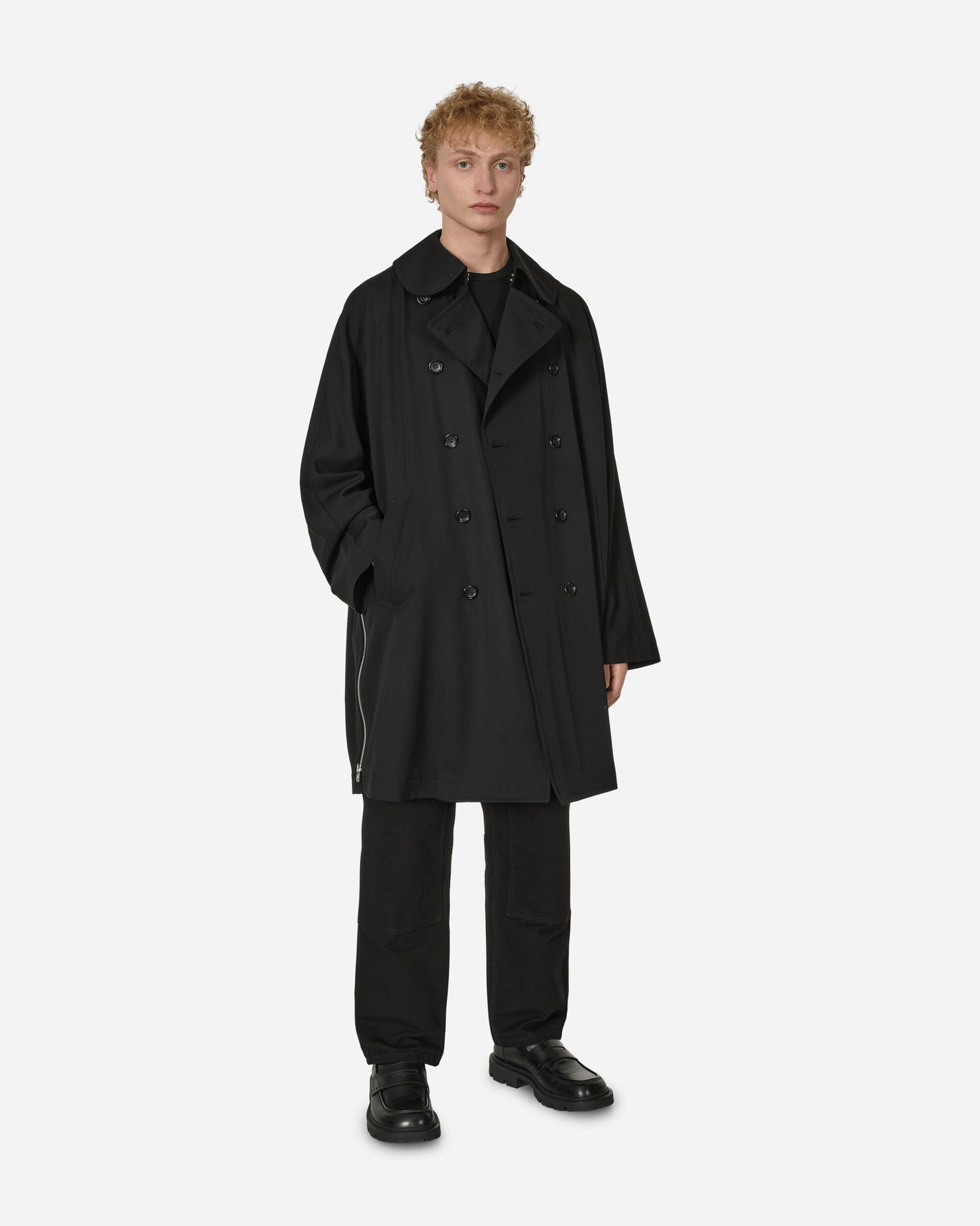 Comme Des Garçons Homme Plus Men'S Coat Black Coats and Jackets Coats PK-C003-051 1