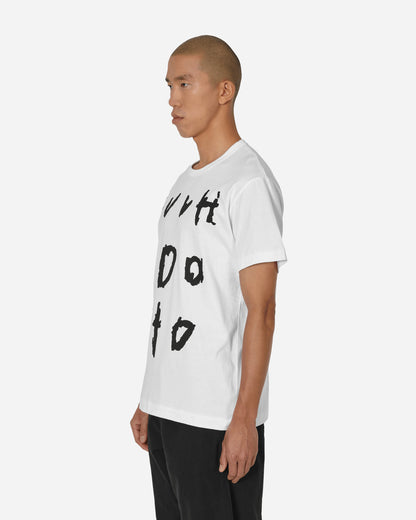 Comme Des Garçons Homme Plus Men'S T-Shirt White/Black T-Shirts Shortsleeve PL-T015-W23 1