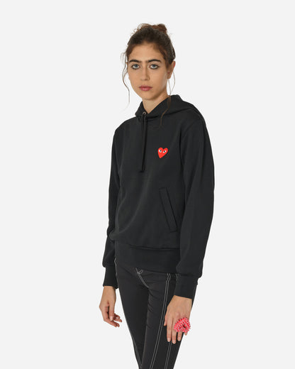 Comme Des Garçons Play Smalll Heart Hoodie Black Sweatshirts Hoodies P1T173 1