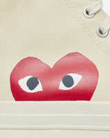 Comme Des Garçons Play Big Heart Ct70 White Sneakers High P1K112  2