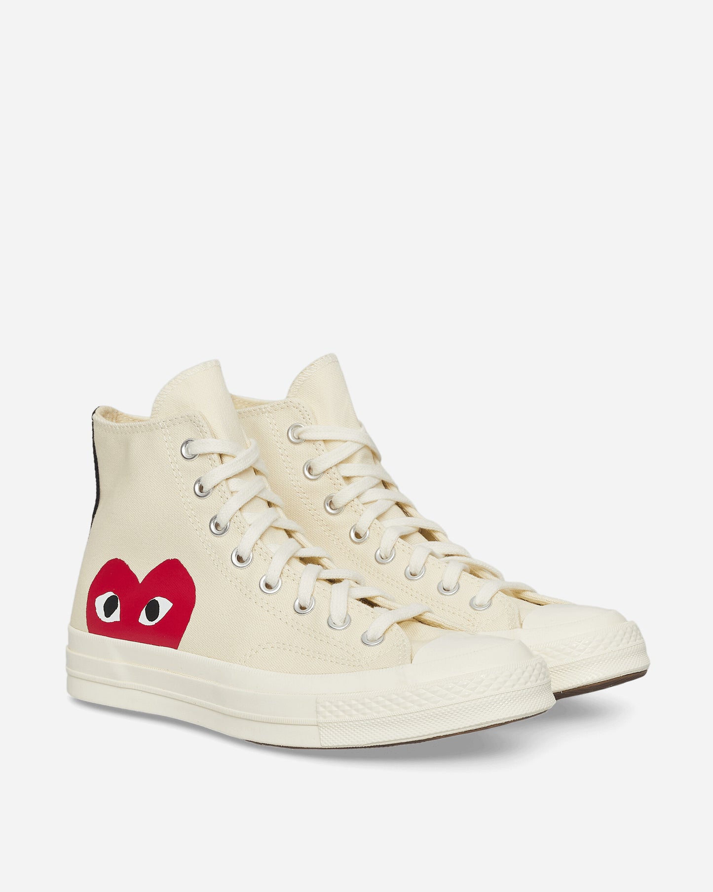 Comme Des Garçons Play Big Heart Ct70 White Sneakers High P1K112  2