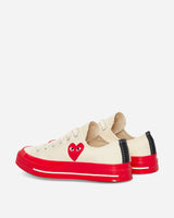 Comme Des Garçons Play Ct70 Low Top Red Sole White Sneakers Low P1K123 2