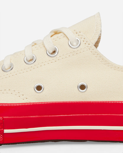 Comme Des Garçons Play Ct70 Low Top Red Sole White Sneakers Low P1K123 2