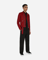 Comme Des Garçons Shirt Jacket Woven Stripes Red Coats and Jackets Jackets FI-J002 1