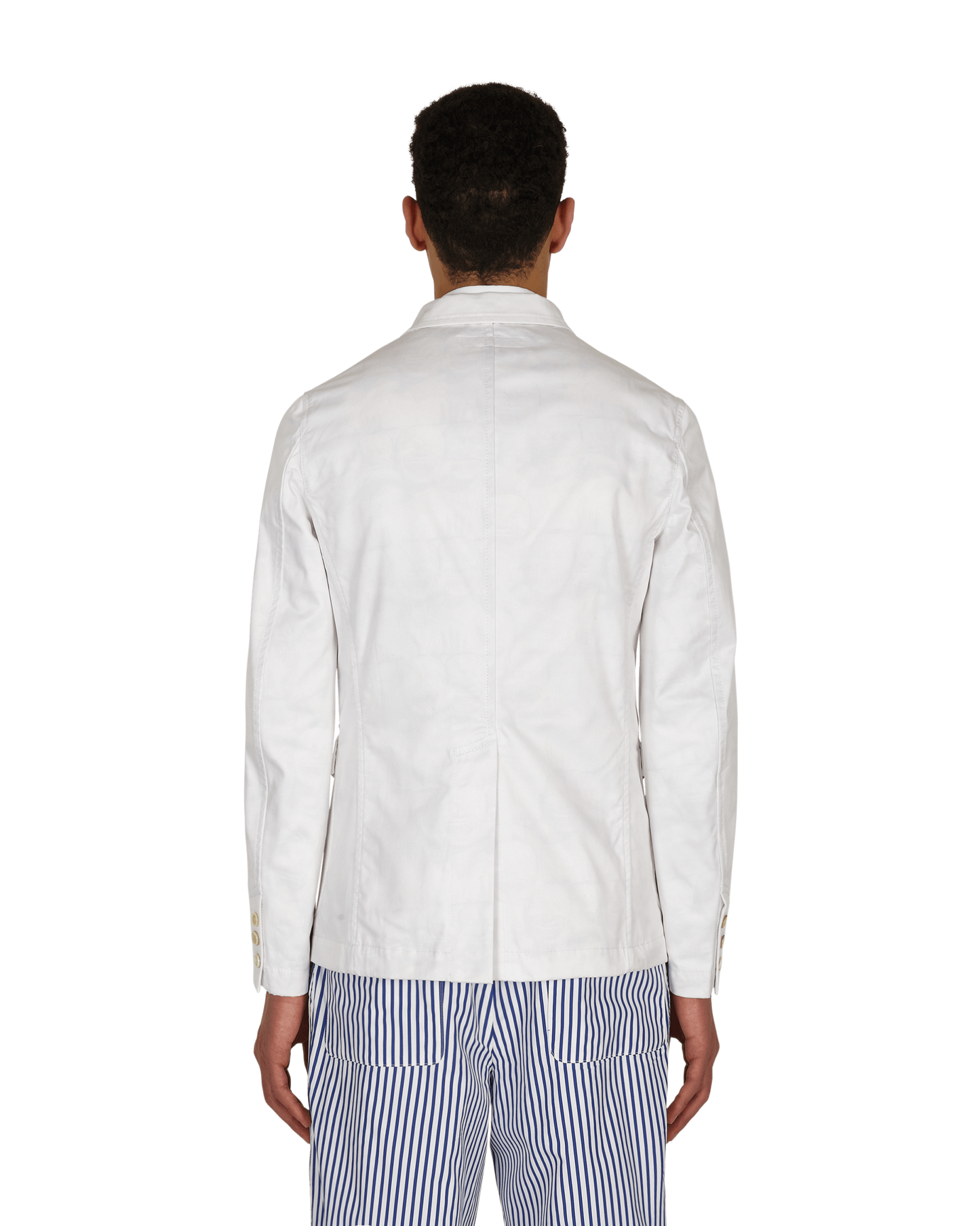 Comme Des Garçons Shirt Woven White/Print B Coats and Jackets Jackets FG-J003-SS21 1