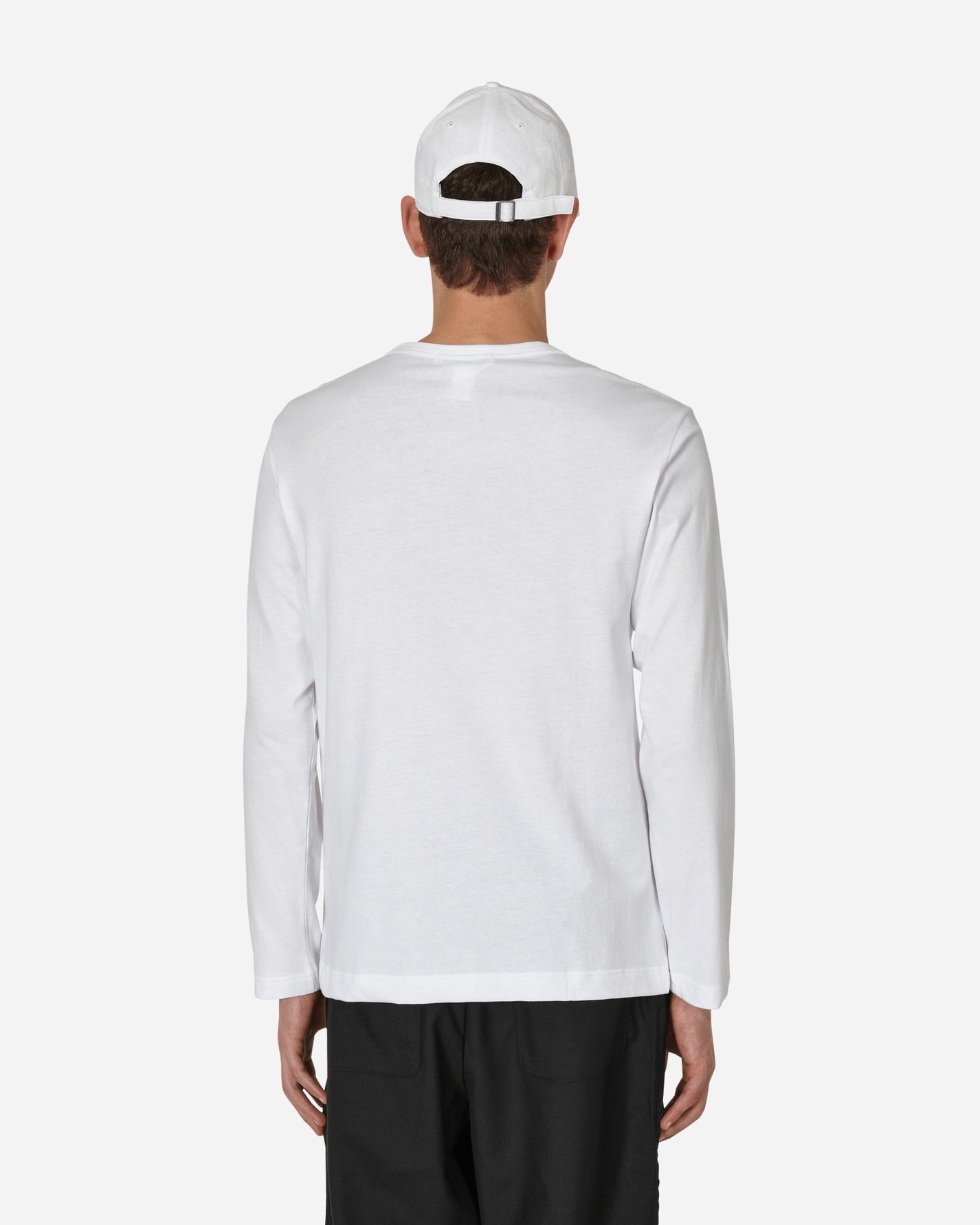 Comme Des Garçons Shirt Mens T-Shirt Knit White/Pink T-Shirts Longsleeve FJ-T009-W22 2