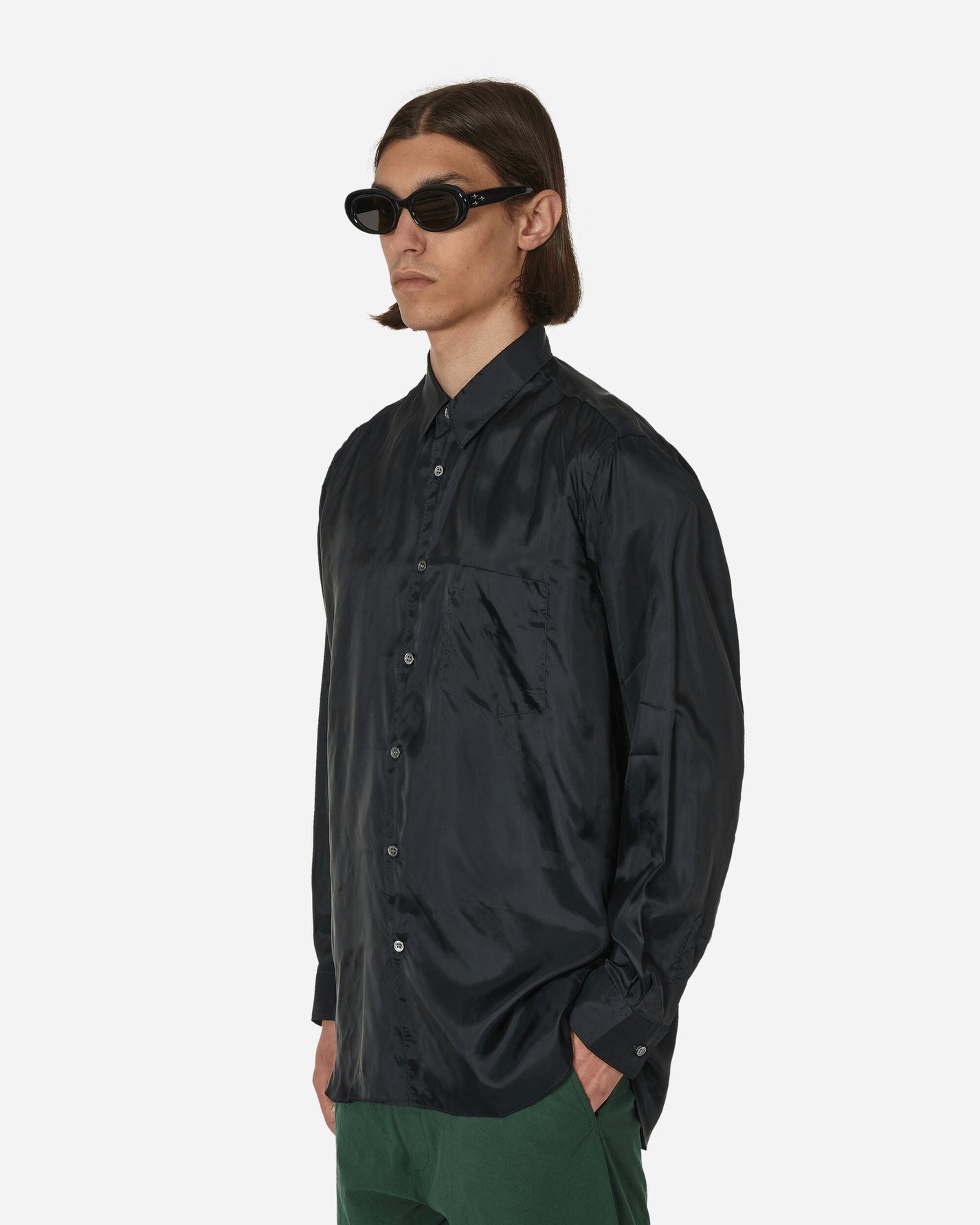 Comme Des Garçons Shirt Cdg Forever Shirt Navy Shirts Longsleeve Shirt FZ-B131-PER 2