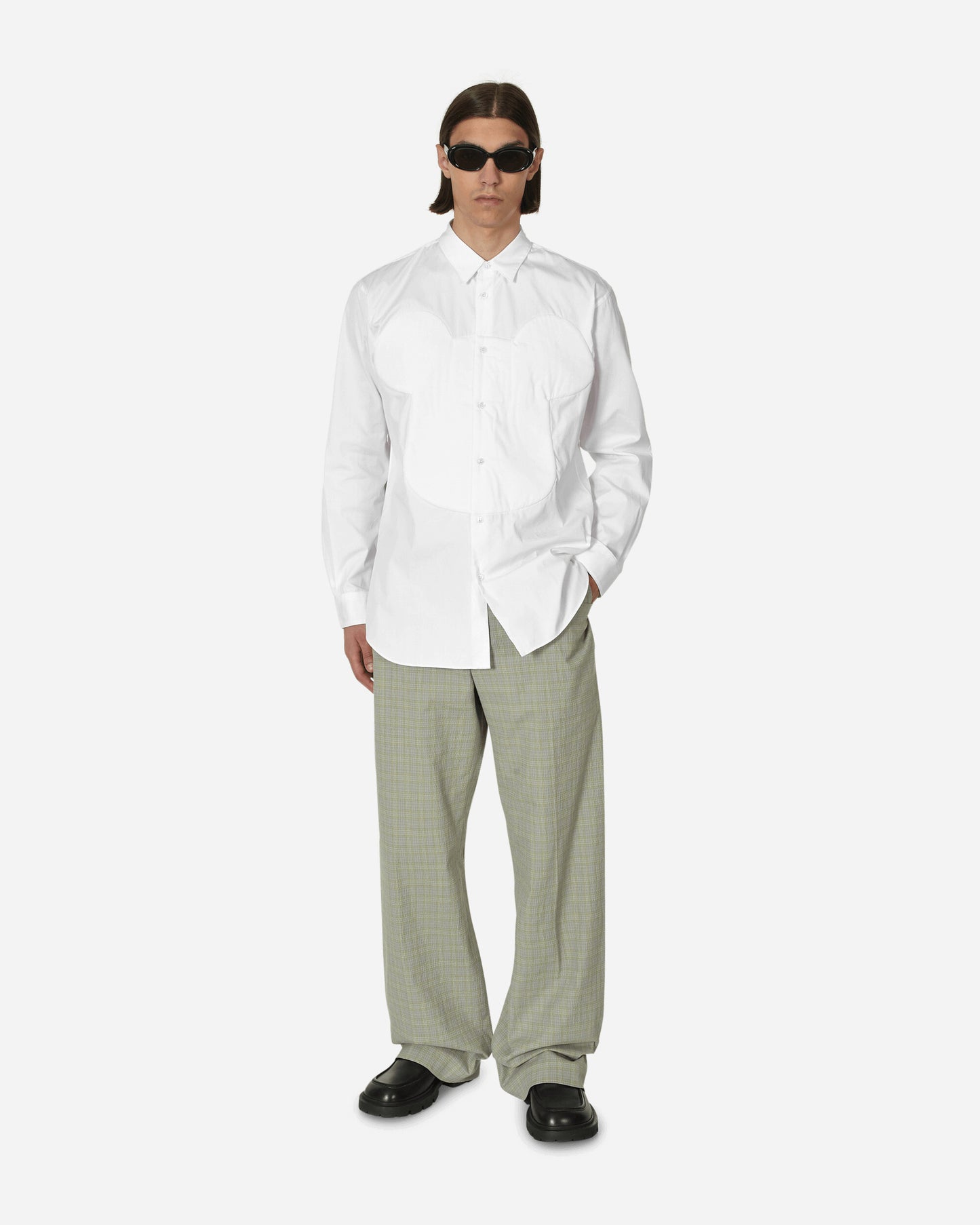 Comme Des Garçons Shirt Shirt White/White Shirts Longsleeve Shirt FK-B029-S23 1