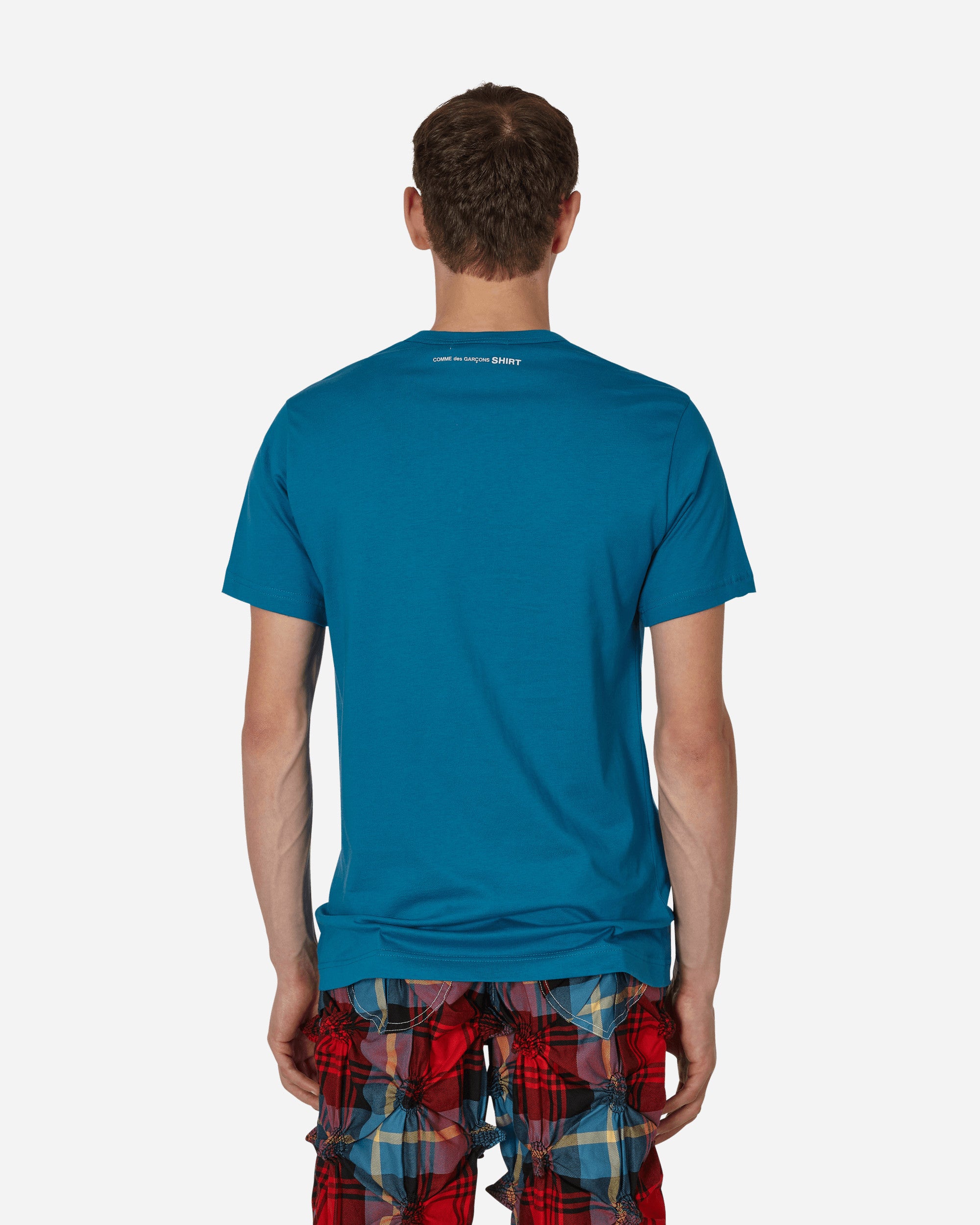 Comme Des Garçons Shirt Mens T-Shirt Knit Blue T-Shirts Shortsleeve FJ-T016-W22 1