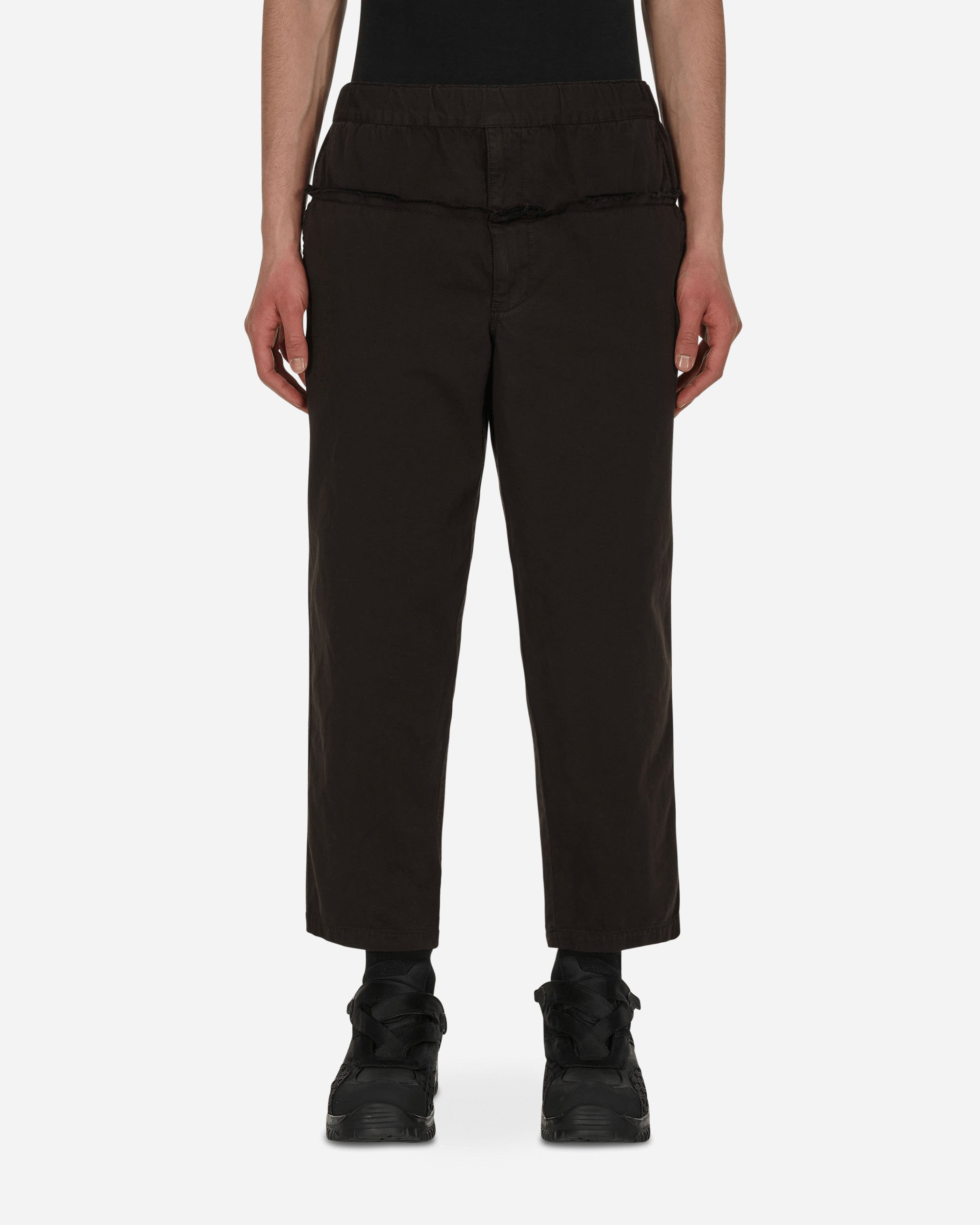 Comme Des Garçons Shirt Pants Woven Black Pants Trousers FI-P005 1