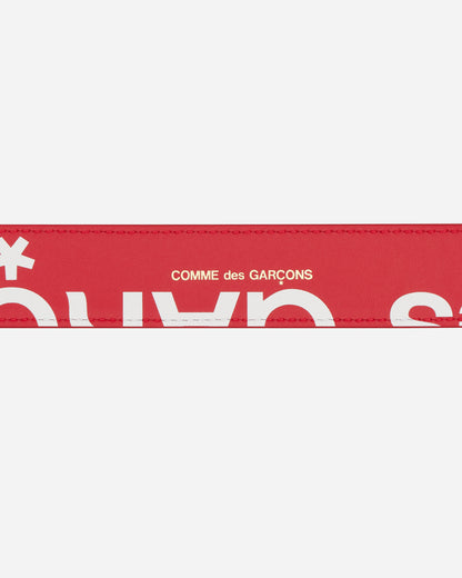 Comme Des Garçons Wallet Unisex Belt Red Belts Belt SA0911HL 2