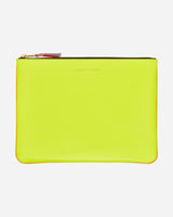 Comme Des Garçons Wallet Super Fluo Pouch Yellow/Orange Bags and Backpacks Pouches SA5100SF 4