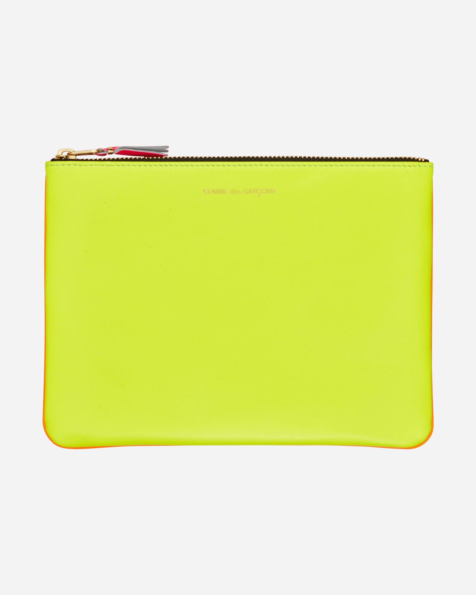 Comme Des Garçons Wallet Super Fluo Pouch Yellow/Orange Bags and Backpacks Pouches SA5100SF 4