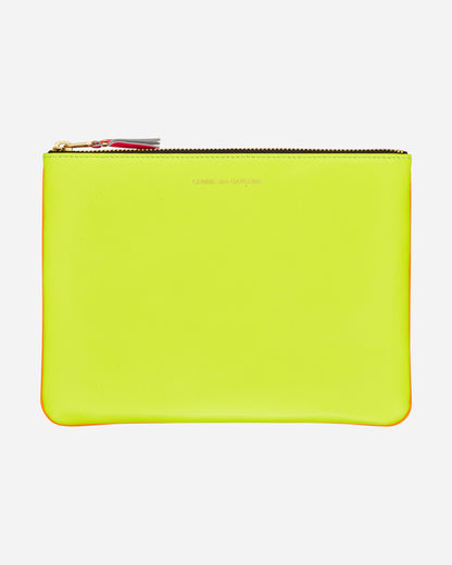 Comme Des Garçons Wallet Super Fluo Pouch Yellow/Orange Bags and Backpacks Pouches SA5100SF 4