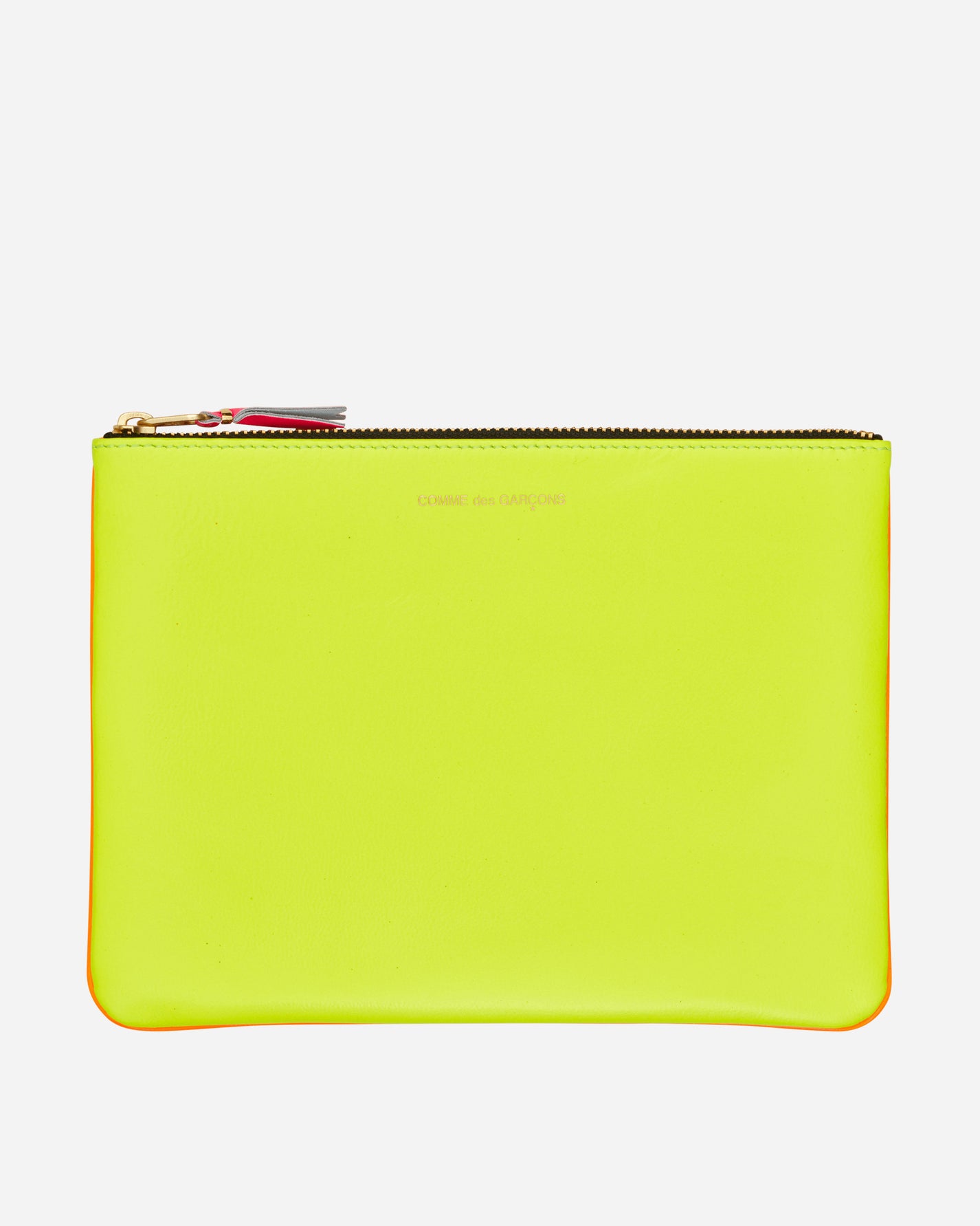 Comme Des Garçons Wallet Super Fluo Pouch Yellow/Orange Bags and Backpacks Pouches SA5100SF 4