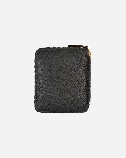 Comme Des Garçons Wallet Embossed Roots Wallet Black Wallets and Cardholders Wallets SA2100ER 1