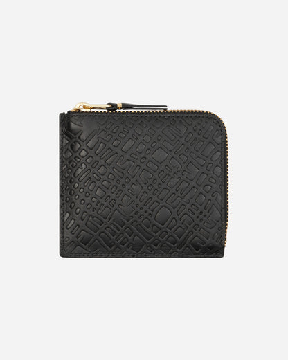 Comme Des Garçons Wallet Embossed Roots Wallet Black Wallets and Cardholders Wallets SA3100ER 1