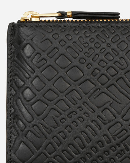 Comme Des Garçons Wallet Embossed Roots Wallet Black Wallets and Cardholders Wallets SA3100ER 1