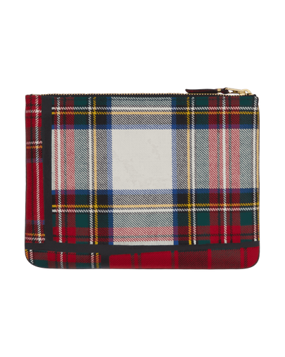 Comme Des Garçons Wallet Tartan Patchwork Red Wallets and Cardholders Wallets SA5100TP RED