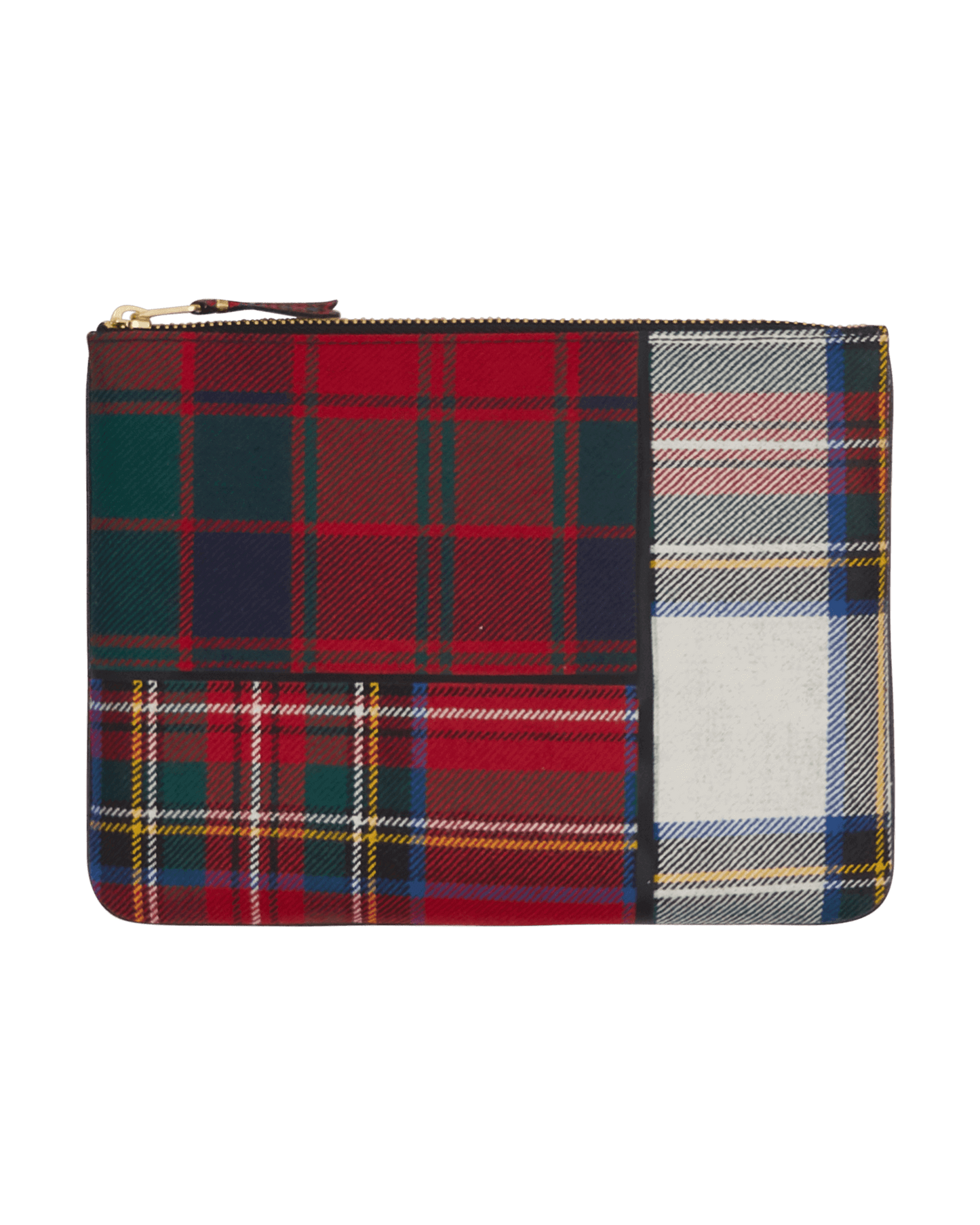 Comme Des Garçons Wallet Tartan Patchwork Red Wallets and Cardholders Wallets SA5100TP RED