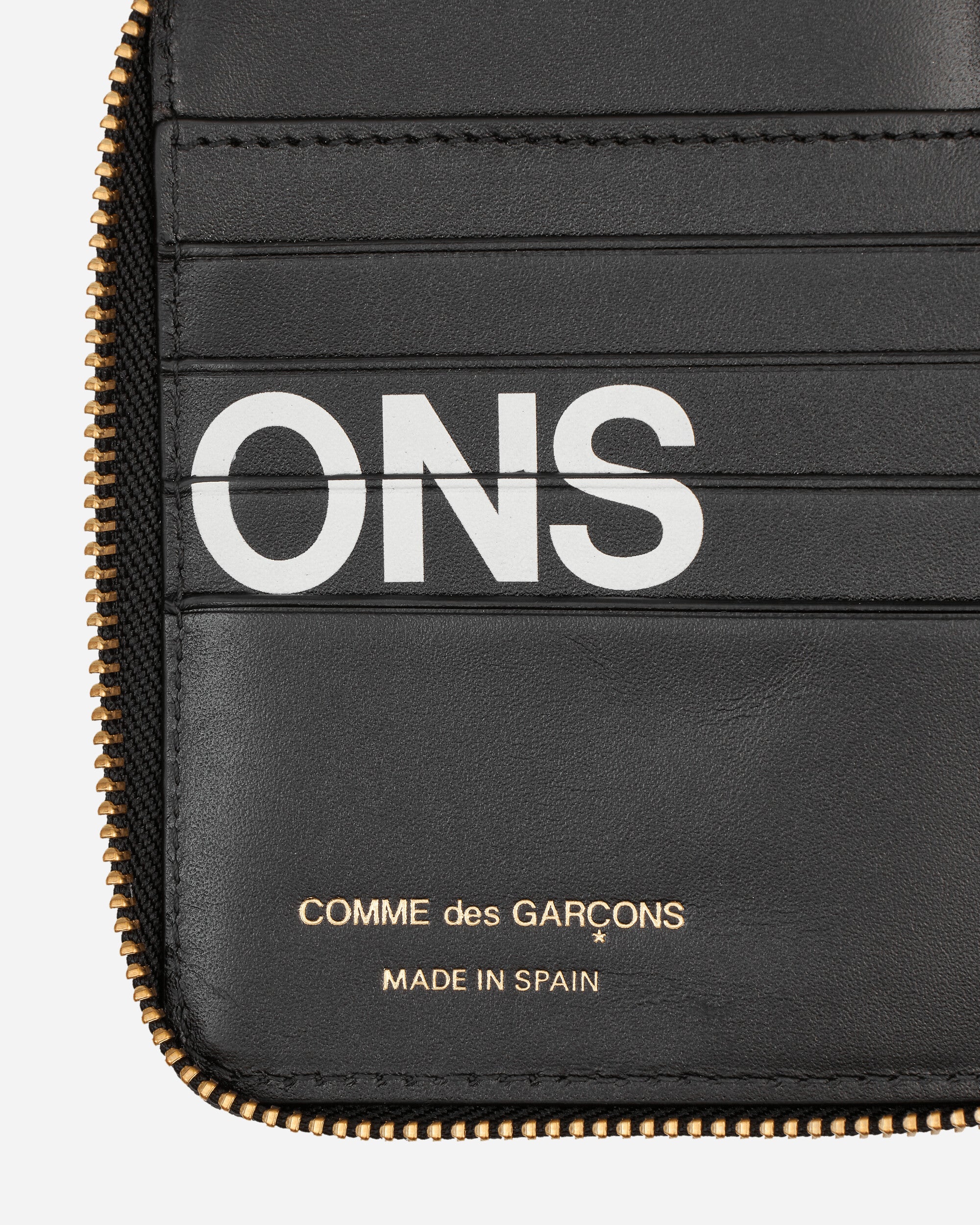 Comme Des Garçons Wallet Wallet/Huge Logo Black Wallets and Cardholders Wallets SA2100HL 1