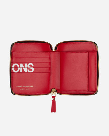 Comme Des Garçons Wallet Wallet/Huge Logo Red Wallets and Cardholders Wallets SA2100HL 2