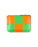 Comme Des Garcons Wallet Fluo Light Orange/ Green Wallets and Cardholders Wallets SA8100FS 1