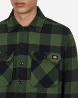 Dickies New Sacramento Shirt Pine Green Shirts Longsleeve DK0A4XDZ PG01