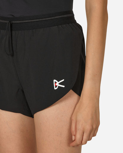 District Vision Wmns 3In Split Shorts Black Shorts Short DVW0004 B