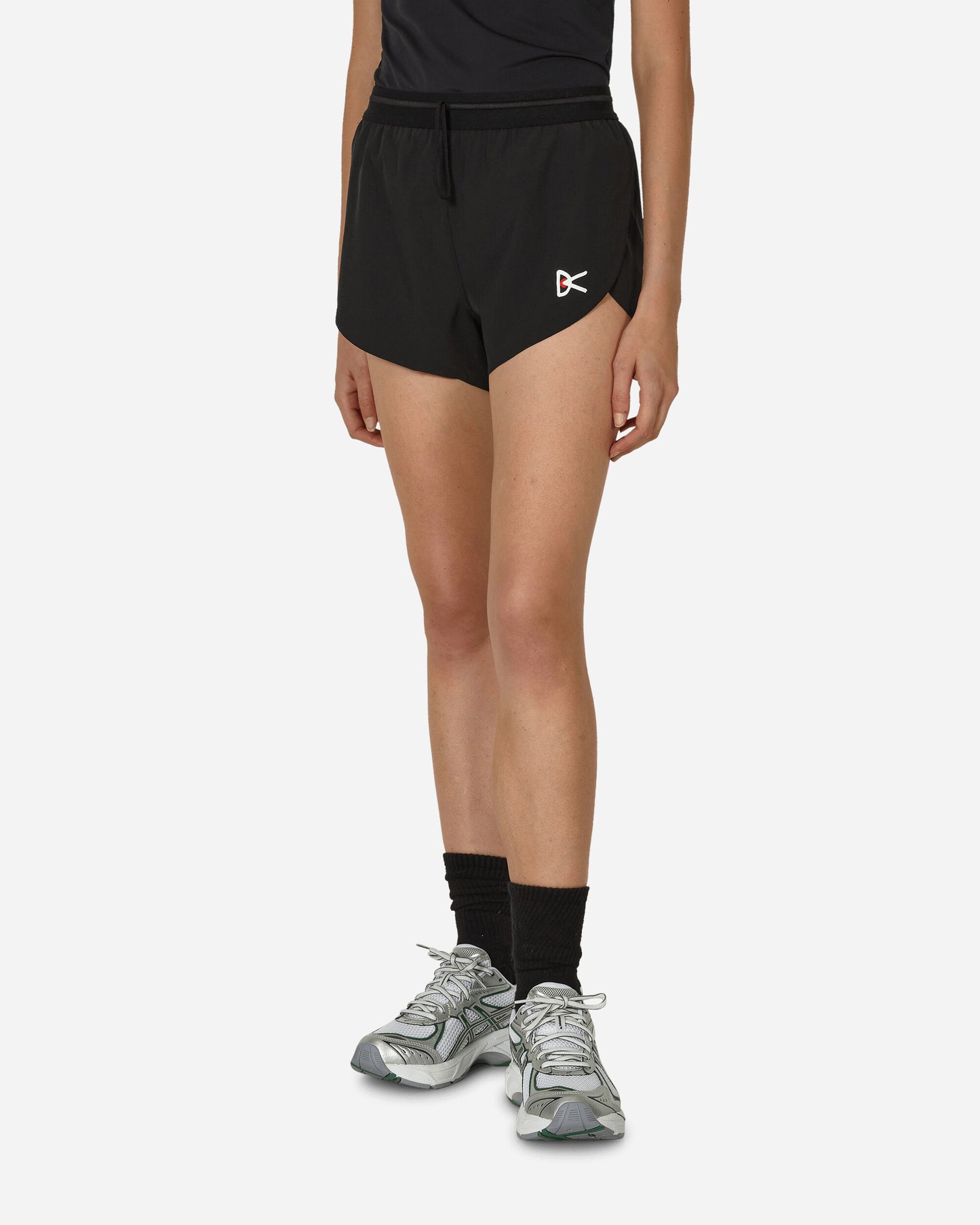 District Vision Wmns 3In Split Shorts Black Shorts Short DVW0004 B