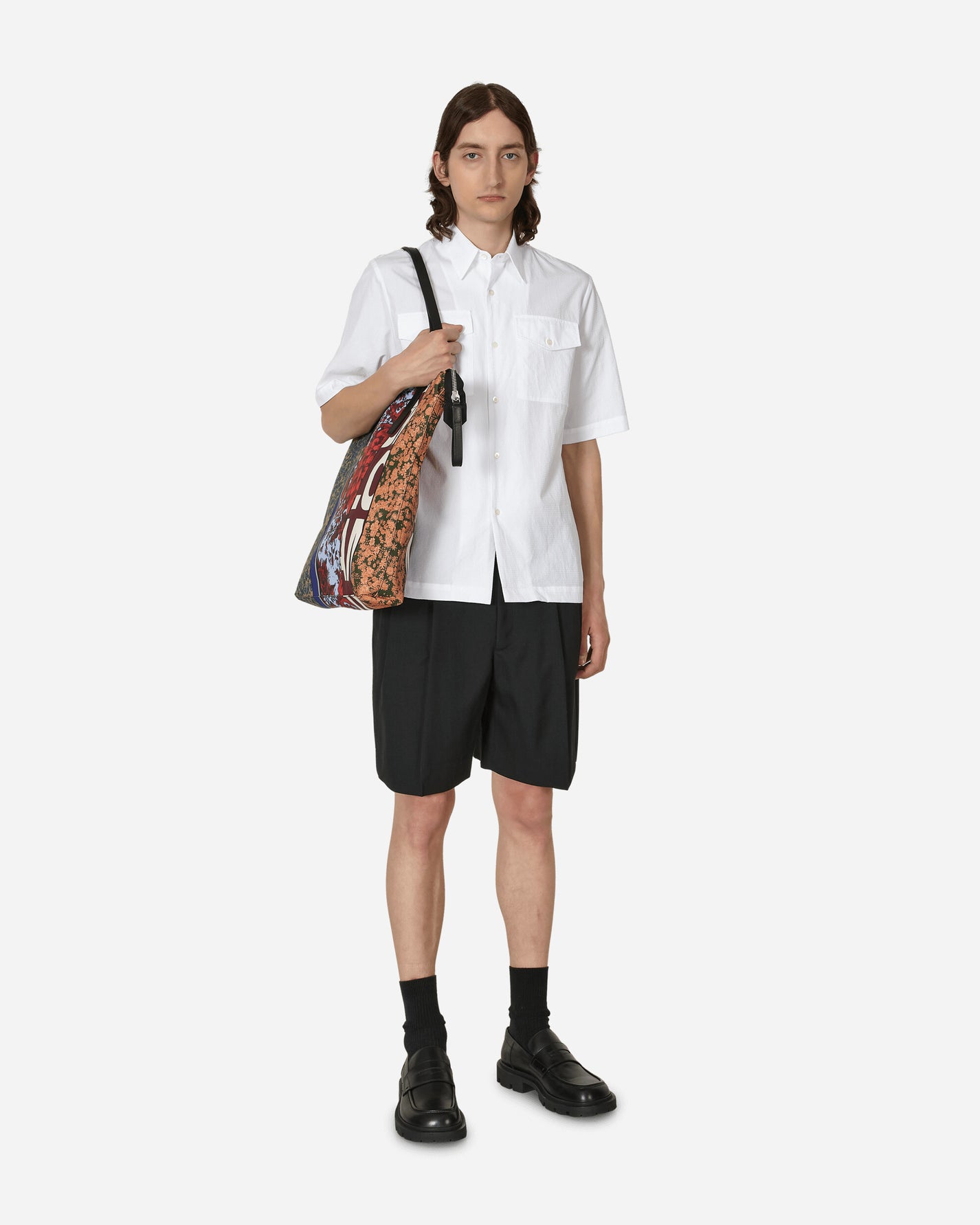 Dries Van Noten Claseni Shortsleeve Shirt White Shirts Shortsleeve Shirt 231-020705-6239 1