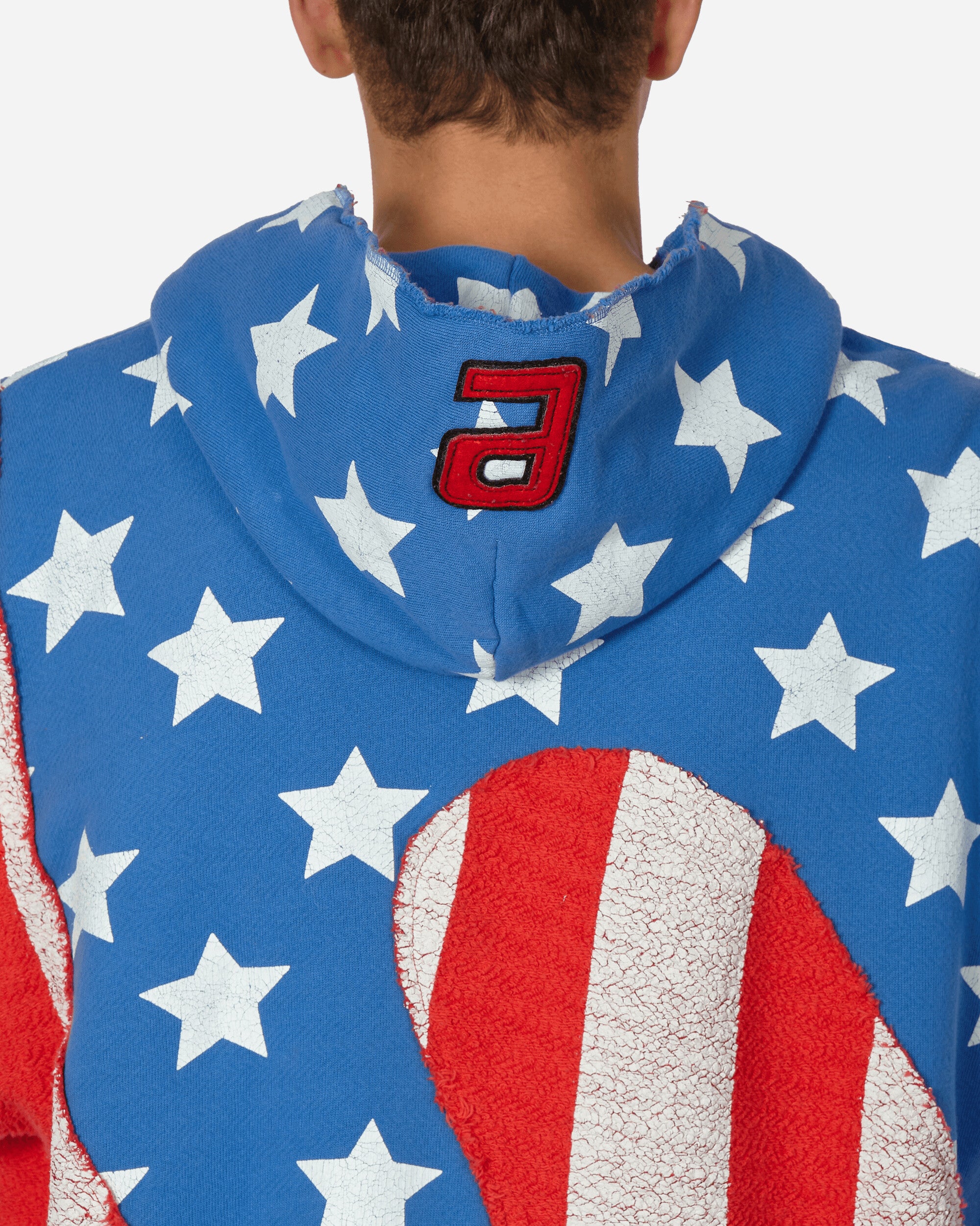 ERL Stars & Stripes Swirl Hoodie Blue Sweatshirts Hoodies ERL07T022 1