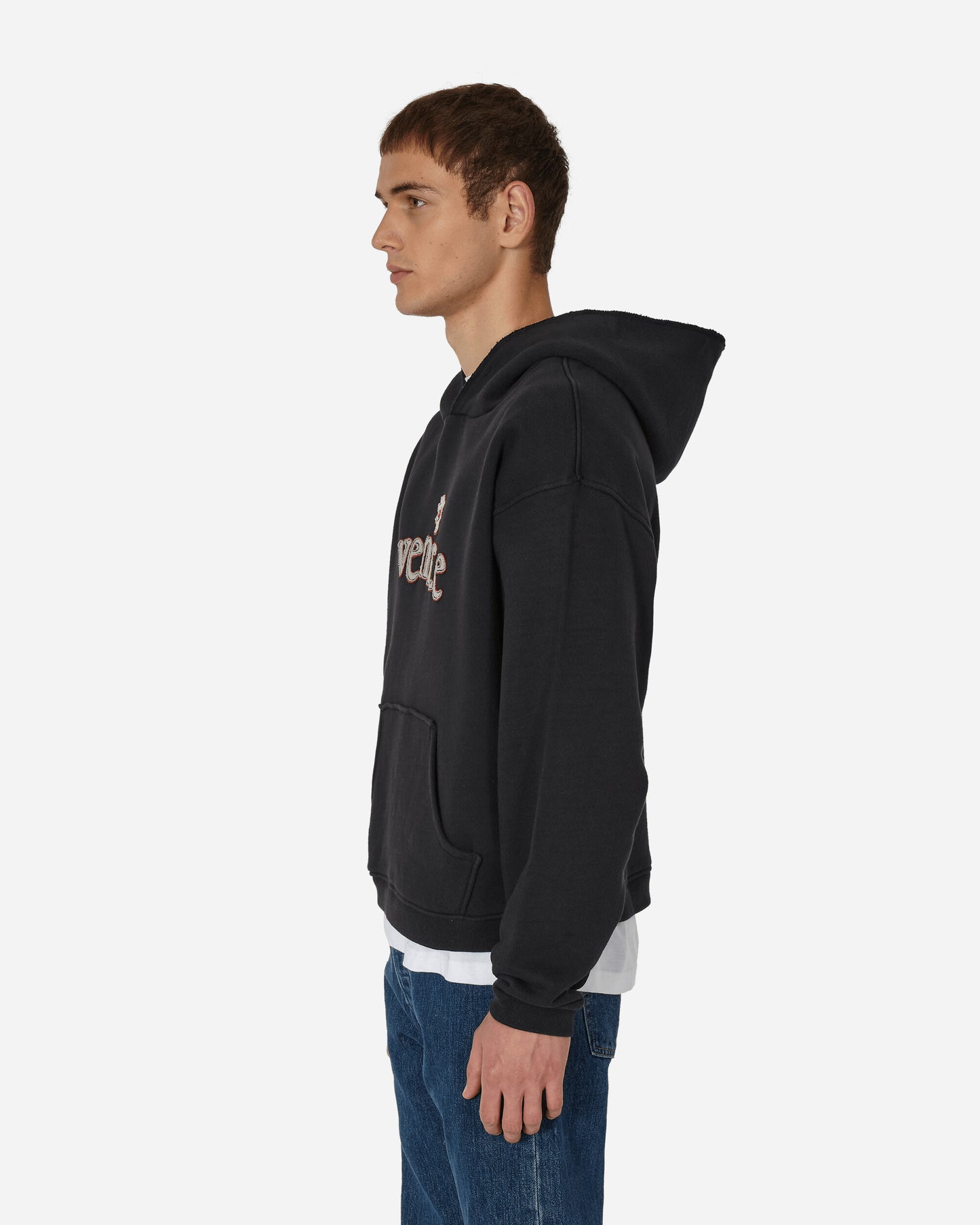 ERL Venice Patch Hoodie Black Sweatshirts Hoodies ERL07T021 1