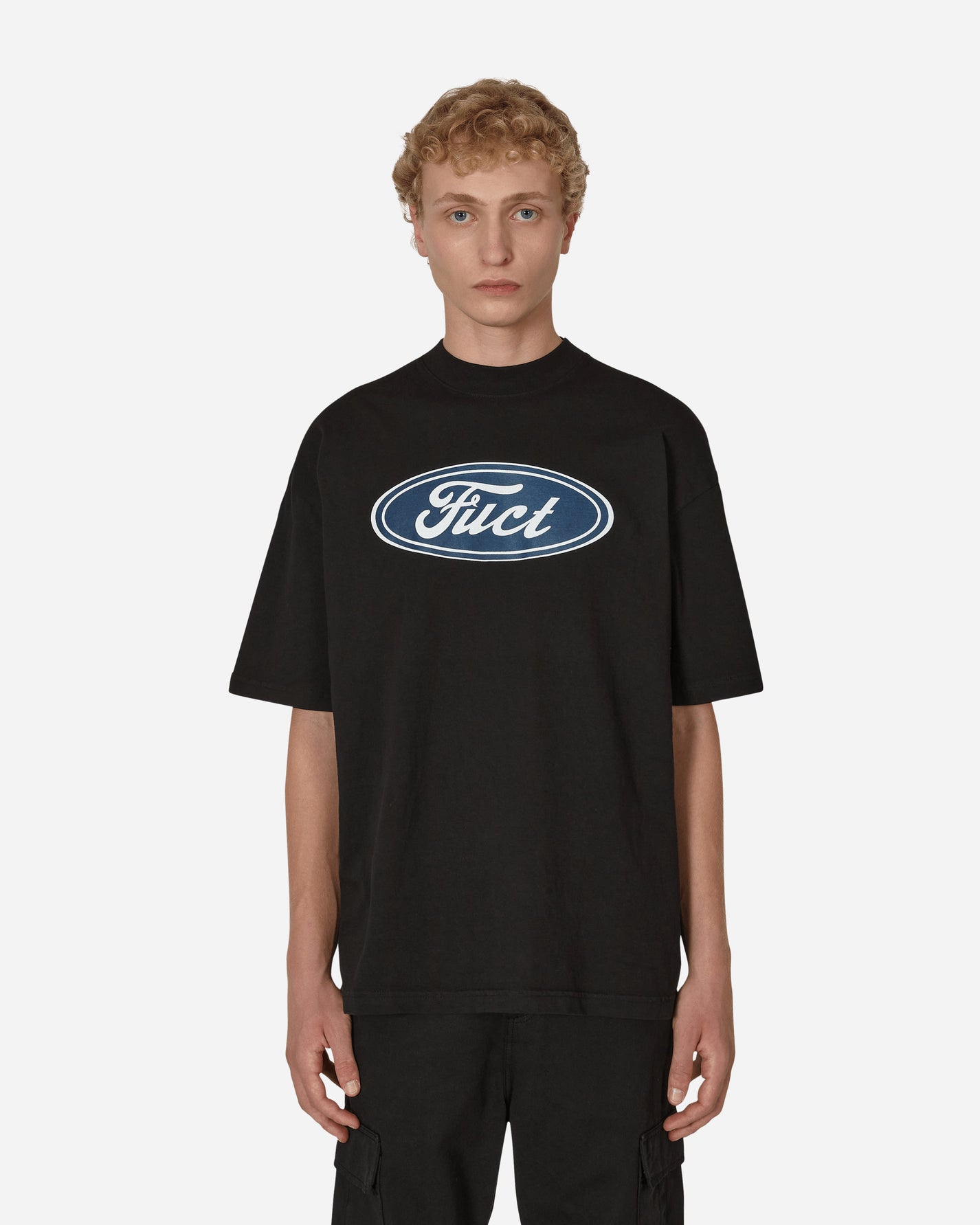 Fuct Fuct Oval Logo Tee Black T-Shirts Shortsleeve 1801GDT 1