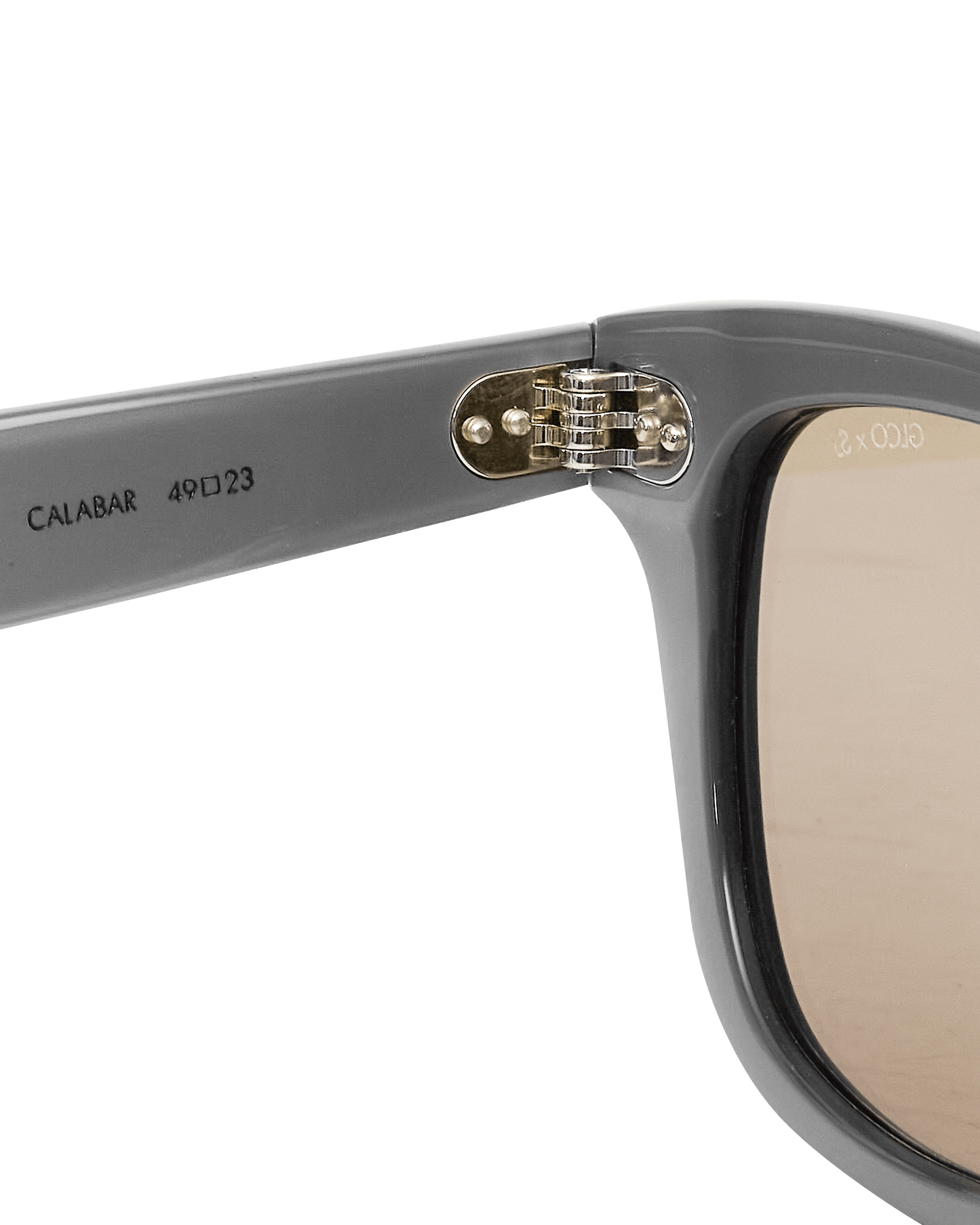 Garrett Leight GL x Slam Jam Calabar 49 Chrome/Se-Flat Black Blaze Mir Eyewear Sunglasses 2062-49 CSFBKBZM