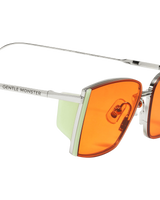 Gentle Monster Nico Silver Orange Eyewear Sunglasses NICO-02 02