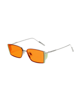 Gentle Monster Nico Silver Orange Eyewear Sunglasses NICO-02 02