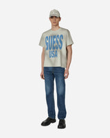 Guess USA Gusa Aged Graphic Tee Gusa Heather Grey T-Shirts Shortsleeve M3GI01KBNQ0 F9TJ