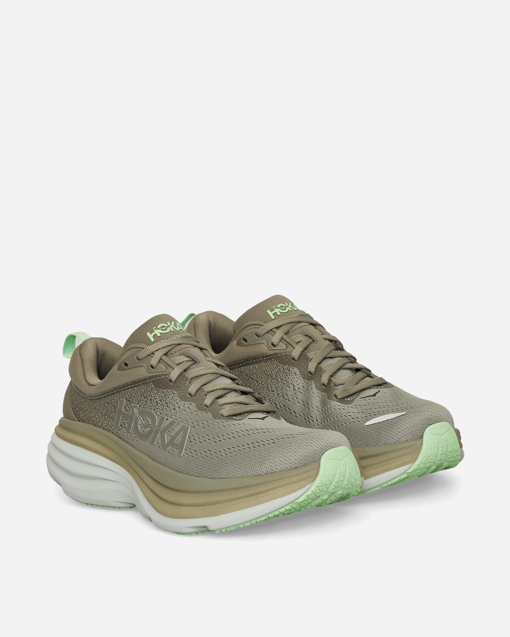 Hoka One One M Bondi 8 Olive Haze/Mercury Sneakers Low HK.1123202-OHMR